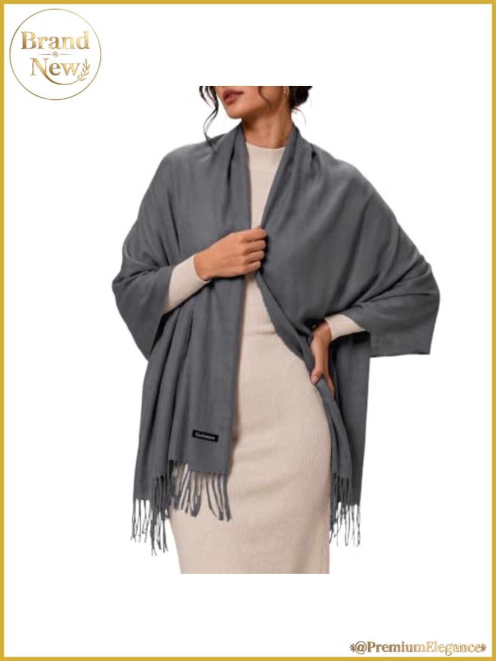 Womens Pashmina Shawl Wrap Evening Dress Scarf Wedding Bridal